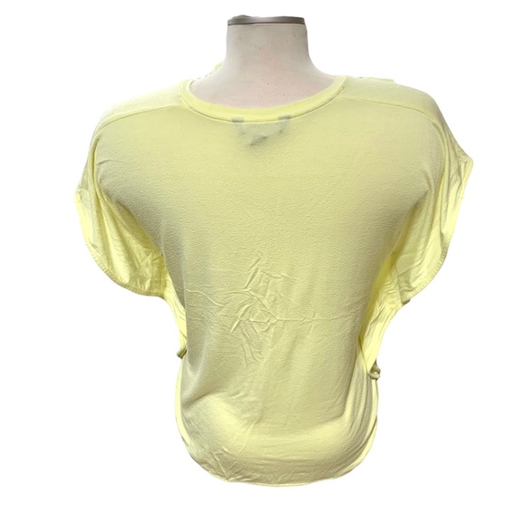 Banana Republic Light Yellow Batwing Sleeves Top XS - Picture 2 of 9